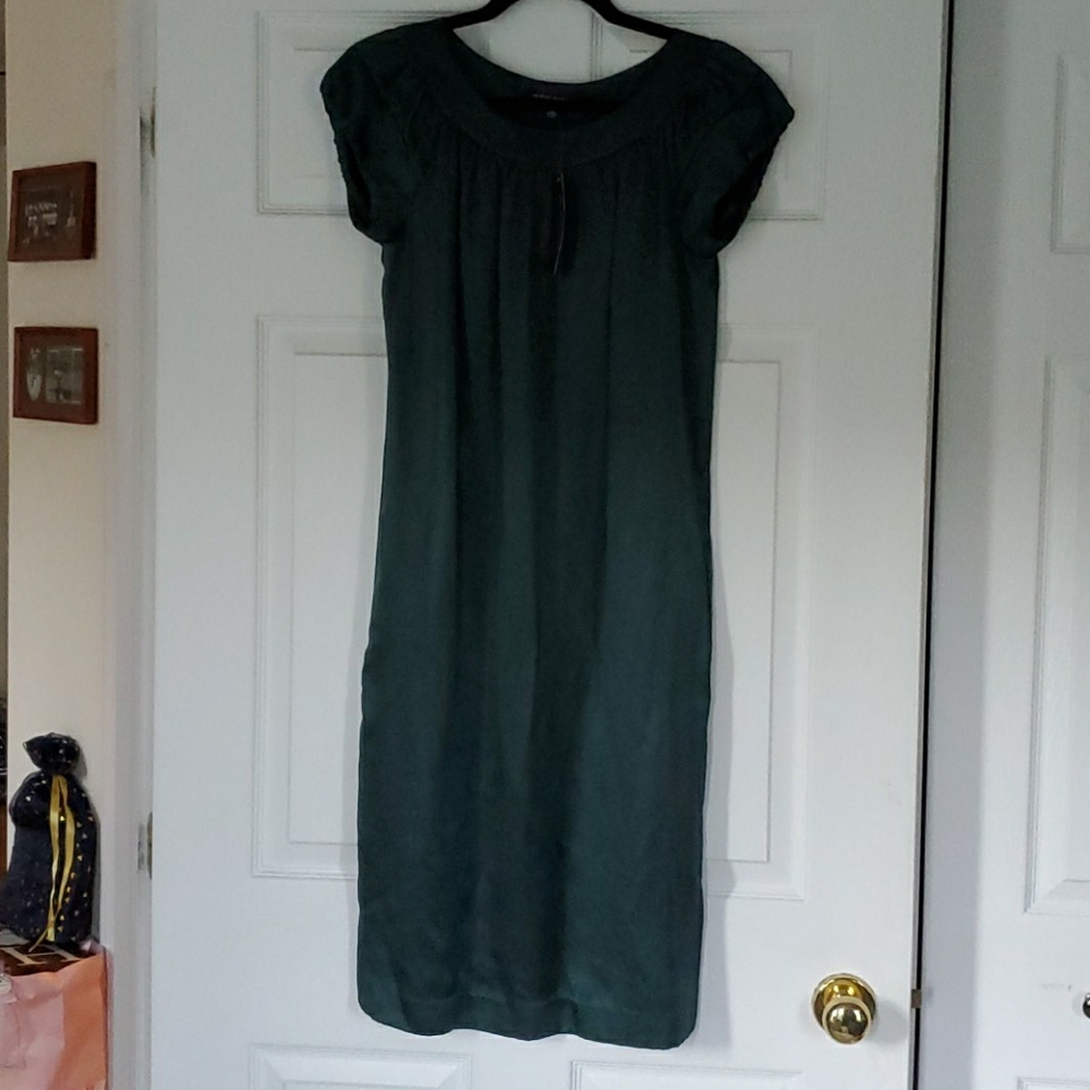 Green Silk Dress